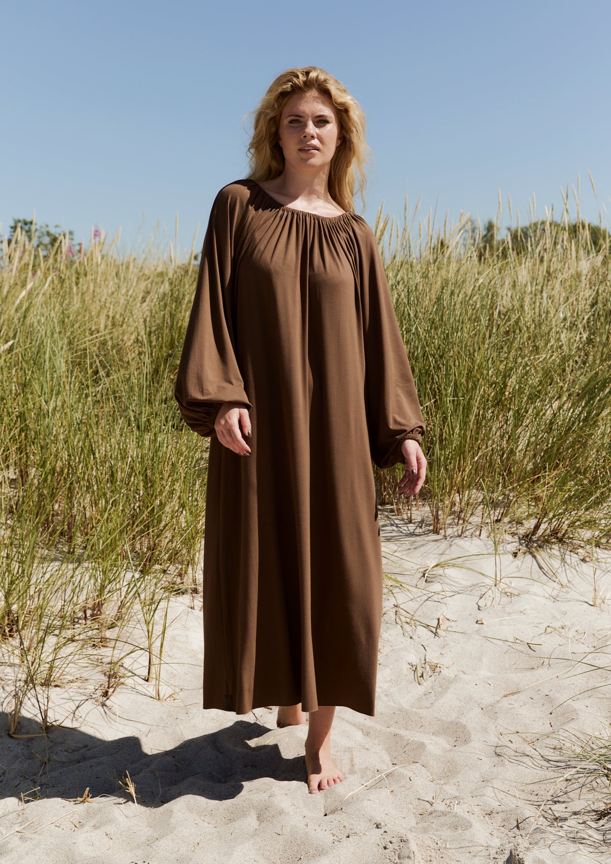 HENRIETTE STEFFENSEN COPENHAGEN ALL DAY KLEID - 98066 KJOLER CHOCOLATE 844