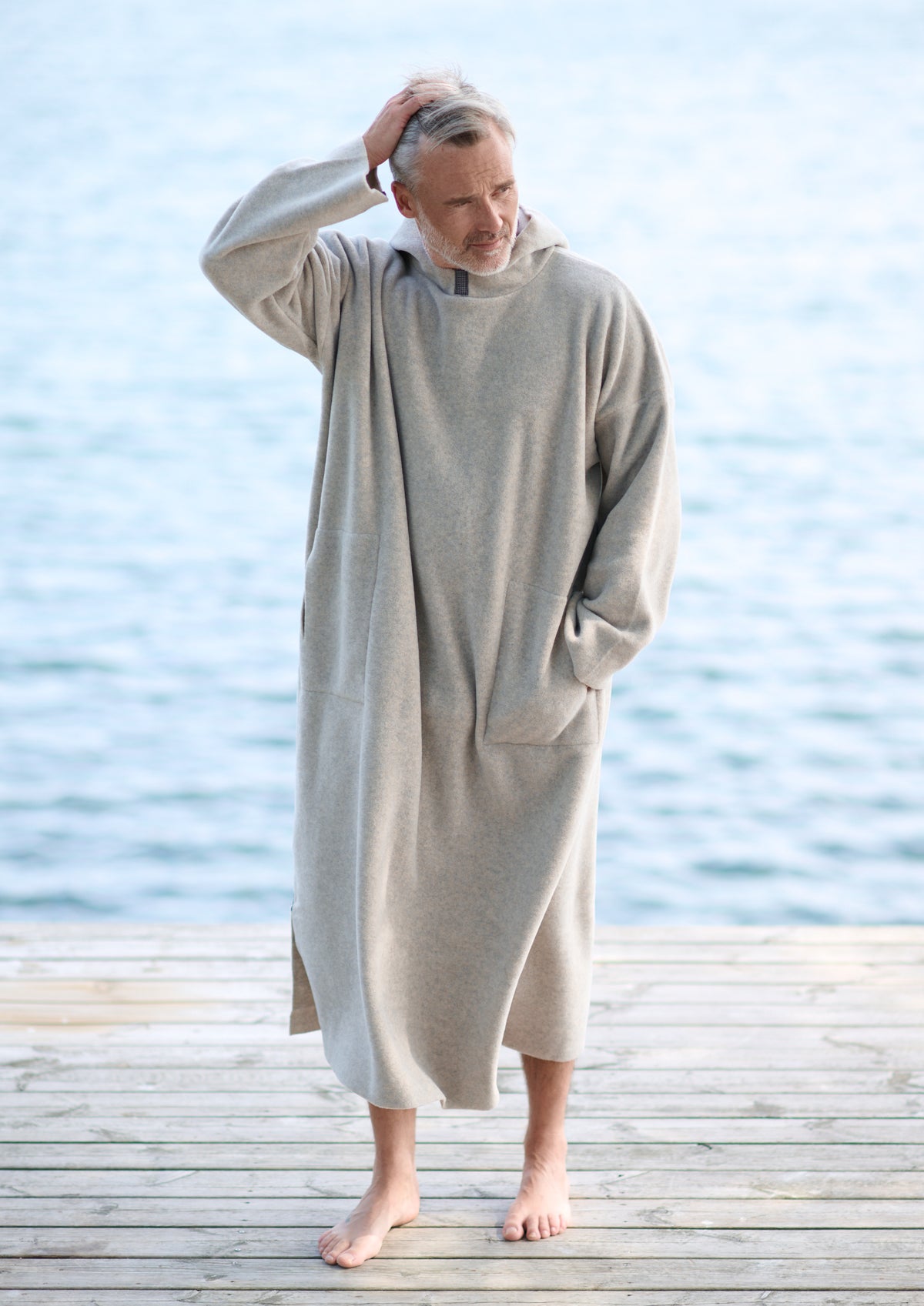 CARL BY STEFFENSEN COPENHAGEN BADEPONCHO HERREN - 4097 PONCHOS SAND 805