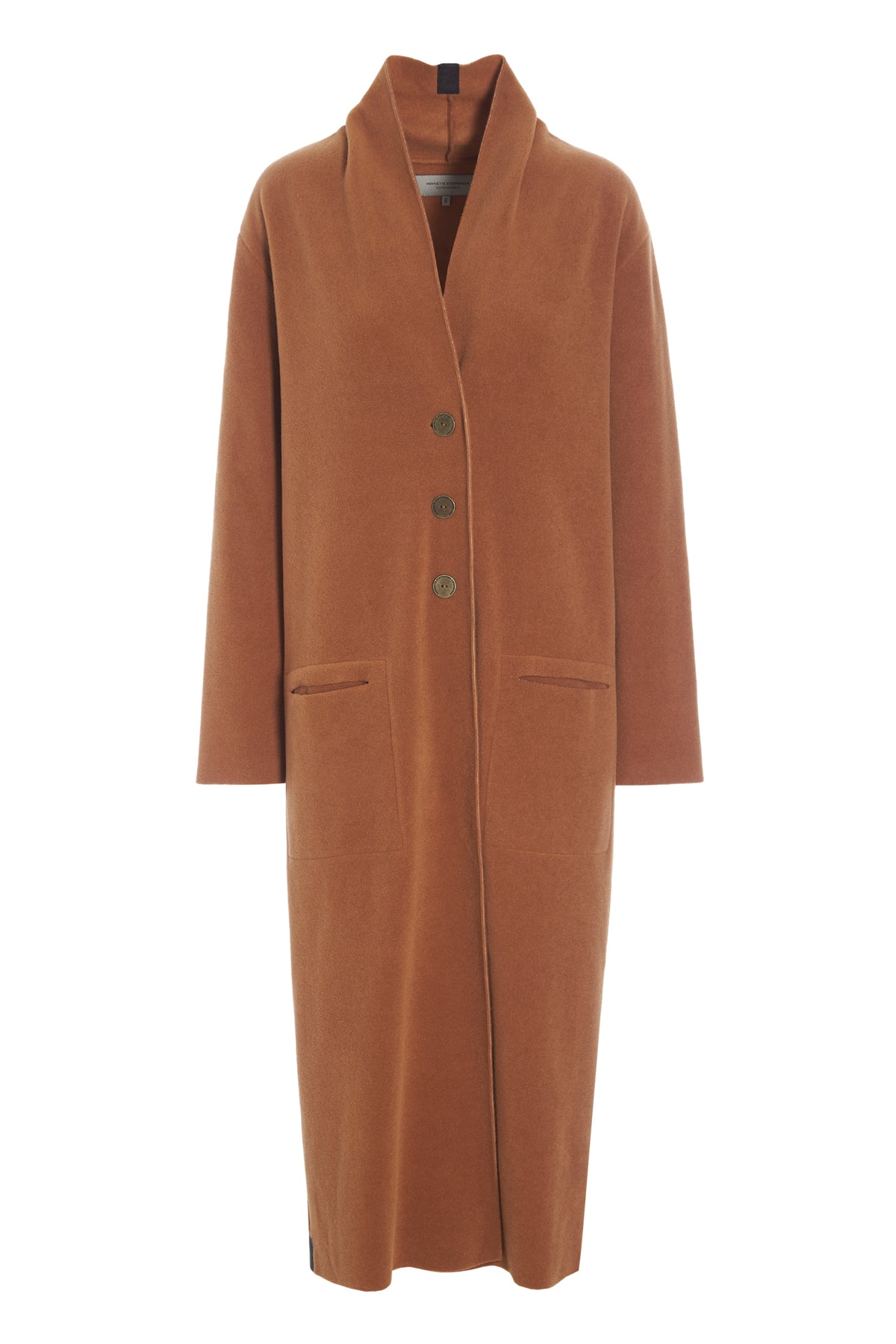 HENRIETTE STEFFENSEN COPENHAGEN LANGER CARDIGAN - 7162 CARDIGANS RUST 706