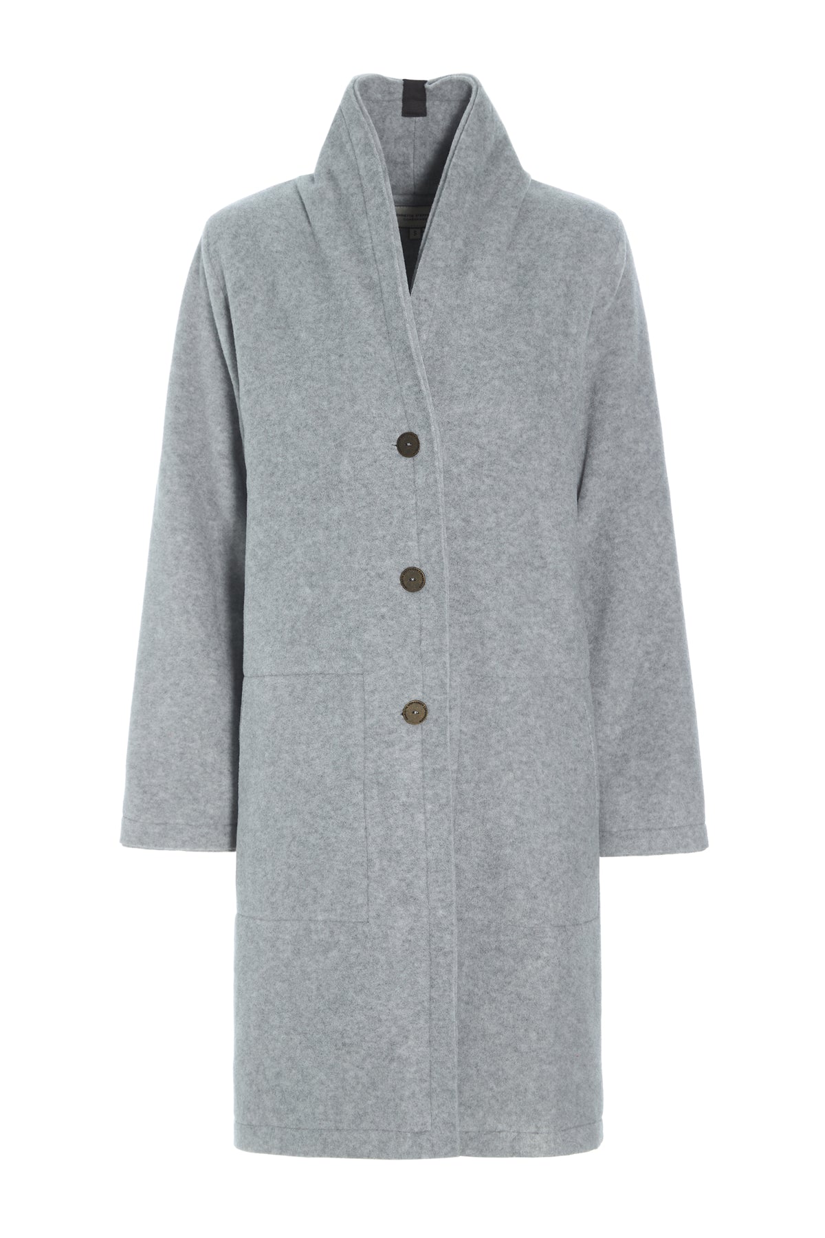 HENRIETTE STEFFENSEN COPENHAGEN MANTEL DOPPELSCHICHT - 7165 COATS LIGHT GREY 876
