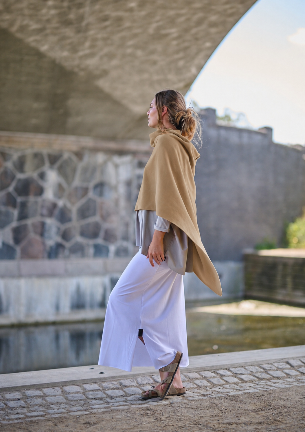 HENRIETTE STEFFENSEN COPENHAGEN PONCHO - 4026 PONCHOS CAMEL 815