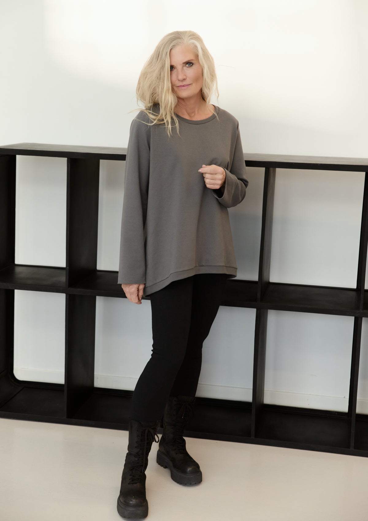 HENRIETTE STEFFENSEN COPENHAGEN SWEATSHIRT - 71605 BLUSER GREY 905