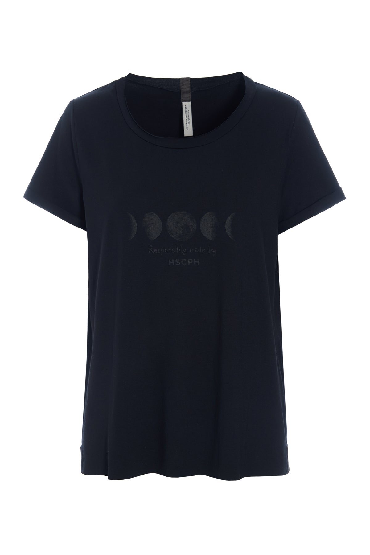 HENRIETTE STEFFENSEN COPENHAGEN T-SHIRT MOON - 96107 T-SHIRTS BLACK 900