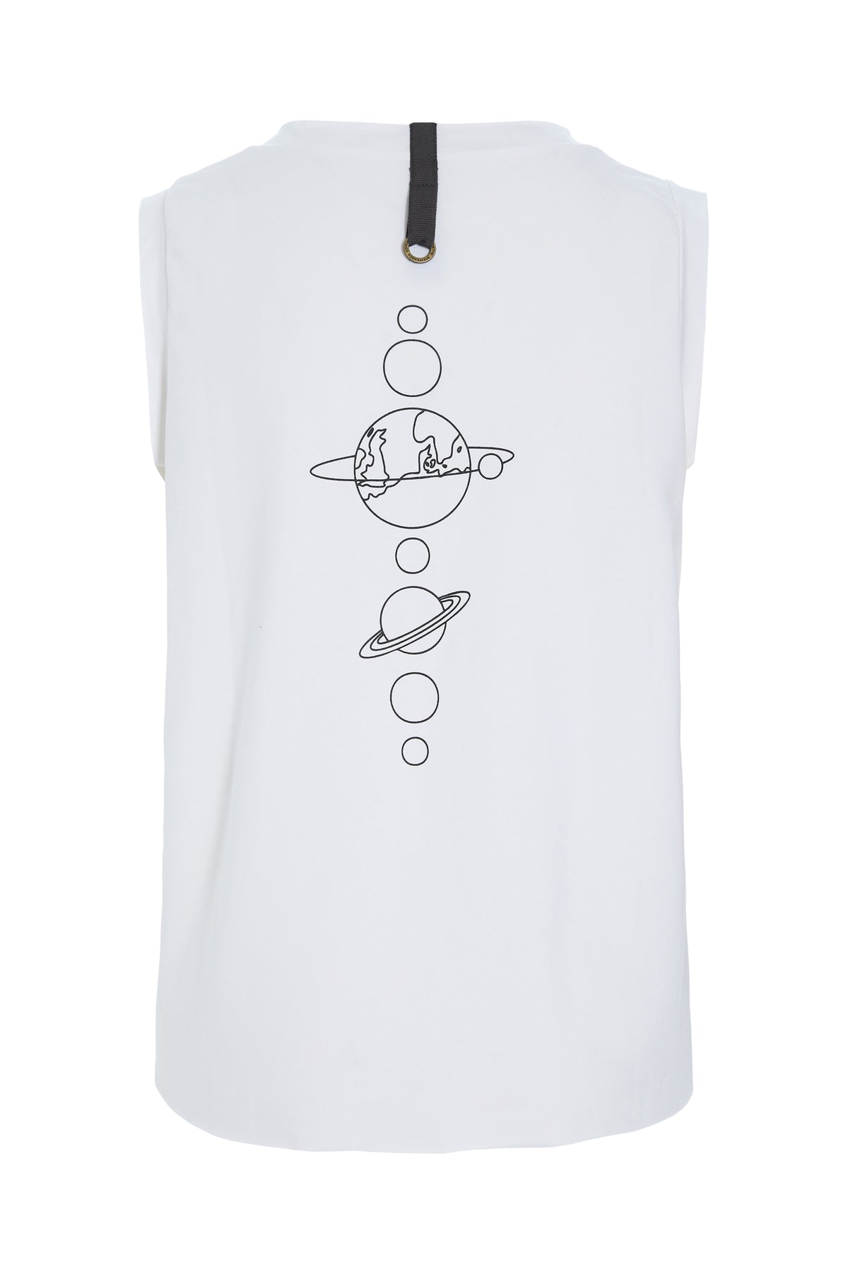 HENRIETTE STEFFENSEN COPENHAGEN TOP V-AUSSCHNITT EARTH - 96102 EARTH T-SHIRTS WHITE 816