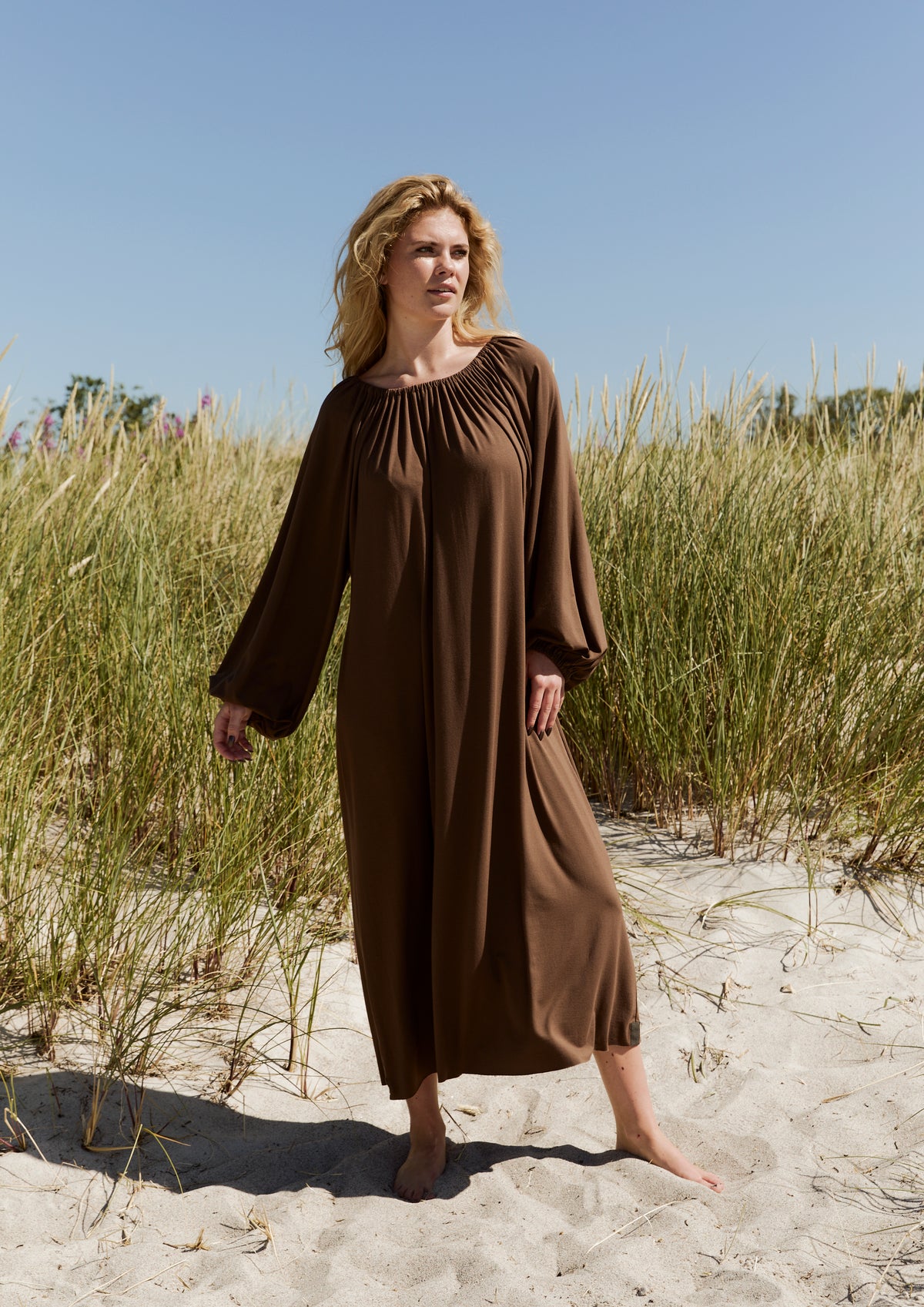 HENRIETTE STEFFENSEN COPENHAGEN ALL DAY KLEID - 98066 KJOLER CHOCOLATE 844