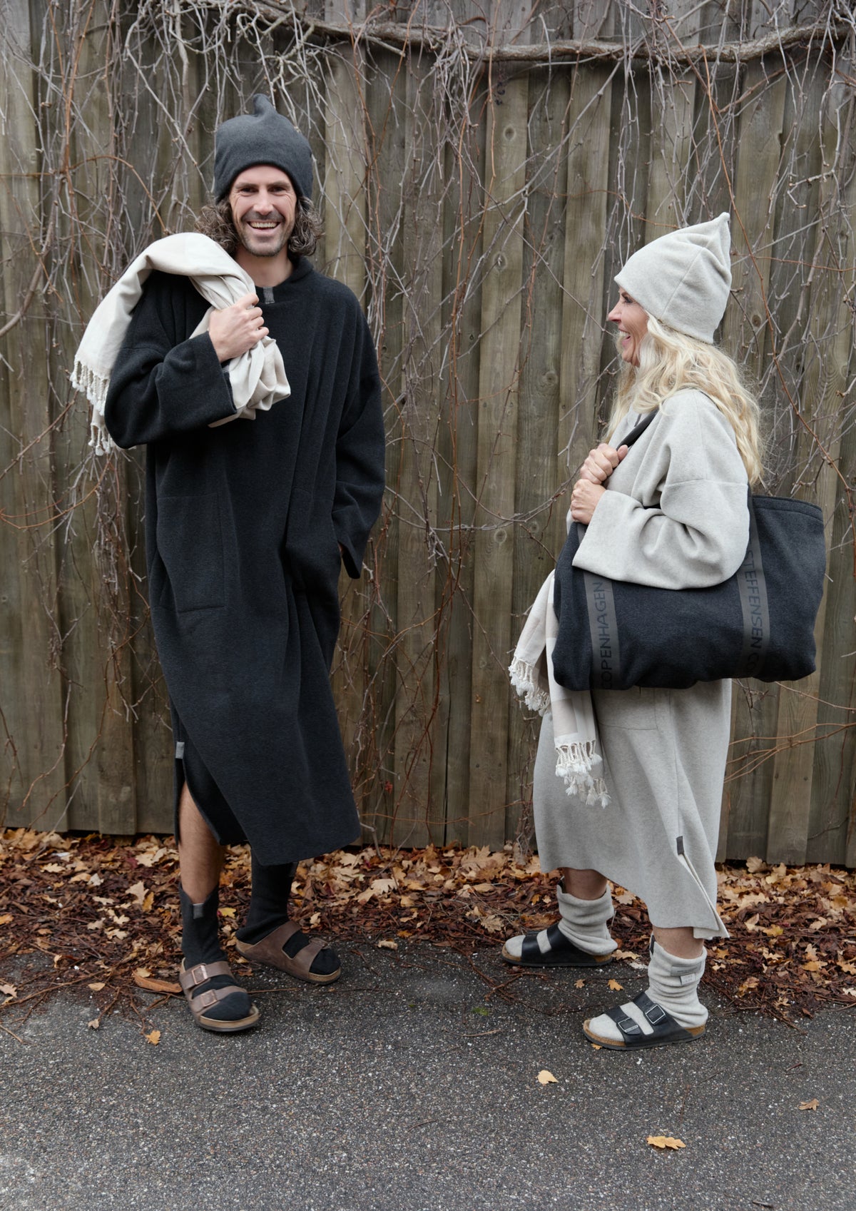 CARL BY STEFFENSEN COPENHAGEN BADEPONCHO HERREN - 4097 PONCHOS SOFT BLACK 914