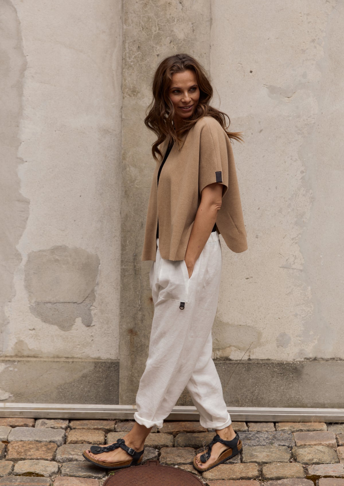 HENRIETTE STEFFENSEN COPENHAGEN BAGGY HOSEN - 82002 BUKSER IVORY 888