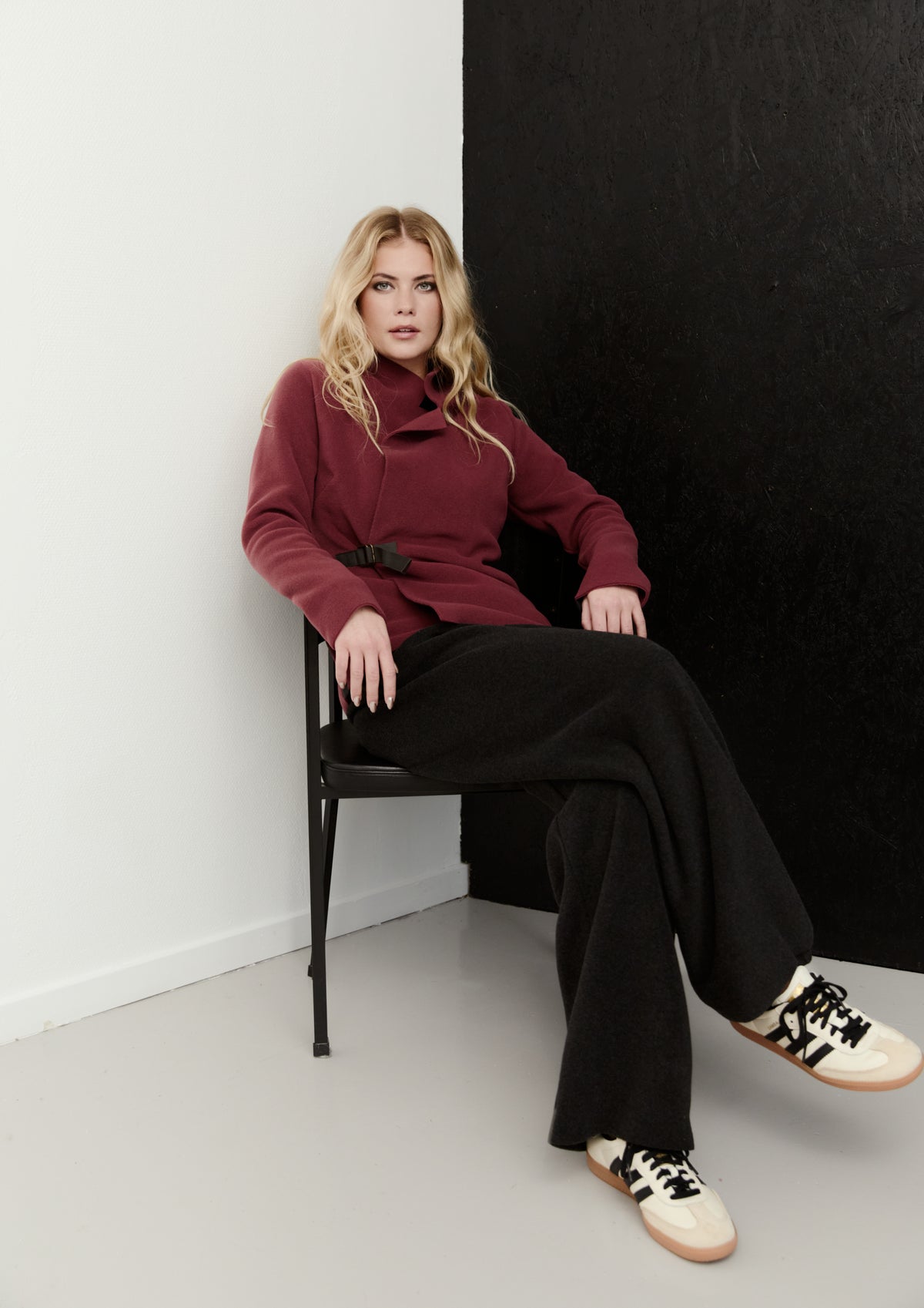 HENRIETTE STEFFENSEN COPENHAGEN BLAZER - 7149 CARDIGANS BORDEAUX 474