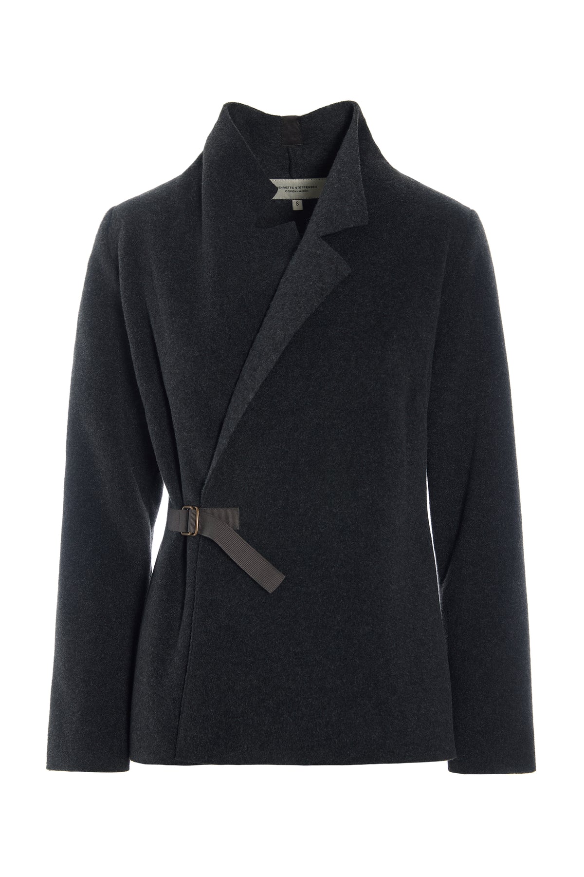 HENRIETTE STEFFENSEN COPENHAGEN BLAZER - 7149 CARDIGANS SOFT BLACK 914