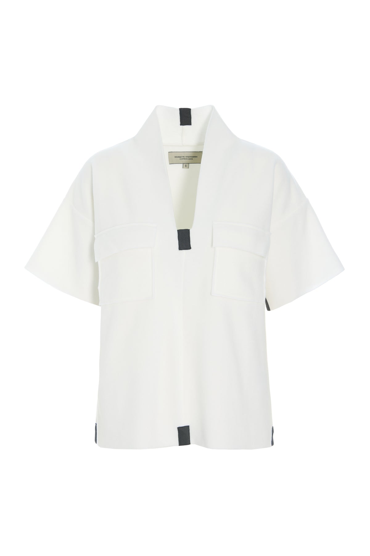 HENRIETTE STEFFENSEN COPENHAGEN BLUSE - 1374 BLUSER OFF WHITE 802