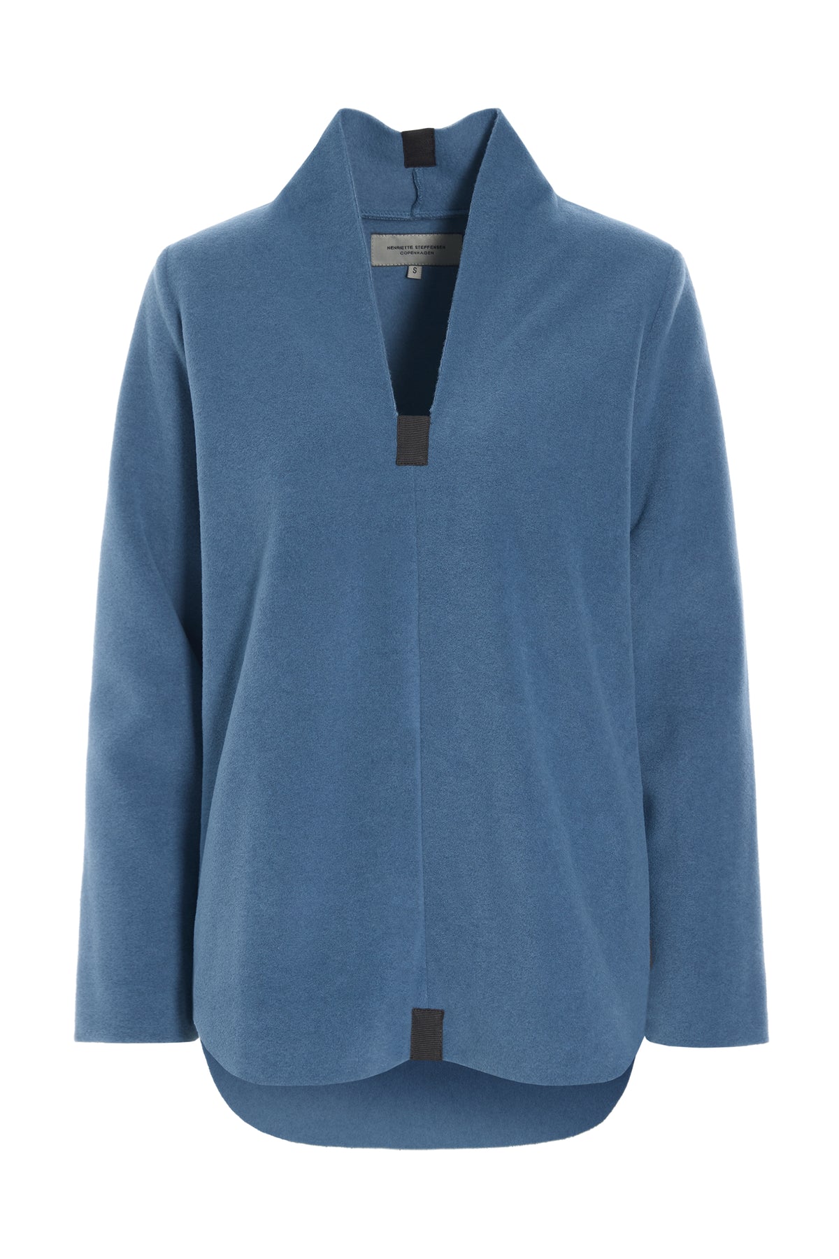 HENRIETTE STEFFENSEN COPENHAGEN BLUSE - 1414 BLUSER DUSTY BLUE 794