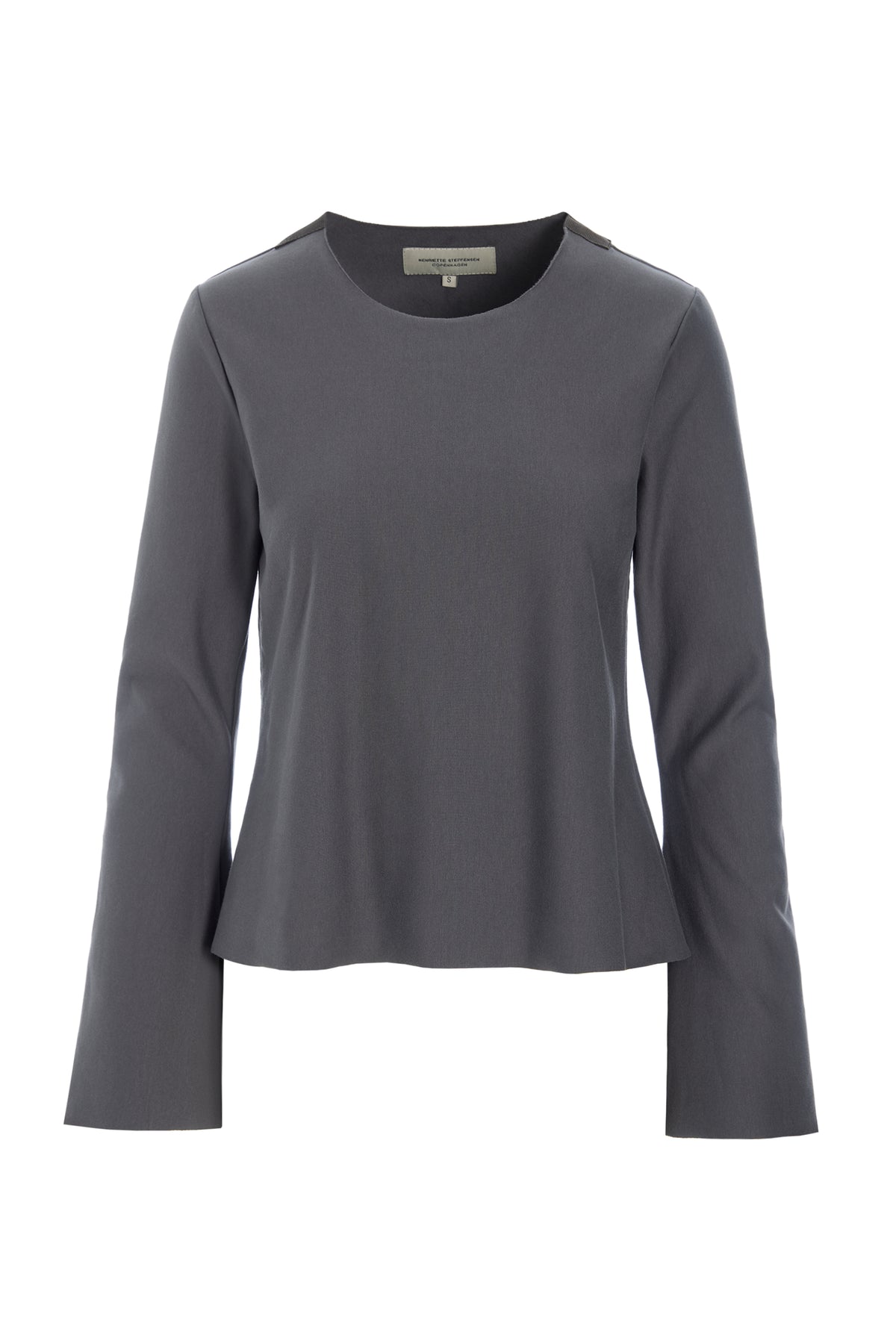 HENRIETTE STEFFENSEN COPENHAGEN BLUSE - 71023 BLUSER GREY 905