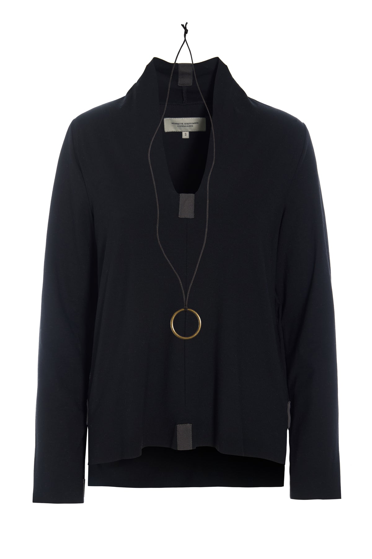 HENRIETTE STEFFENSEN COPENHAGEN BLUSE - 96106 BLUSER BLACK 900