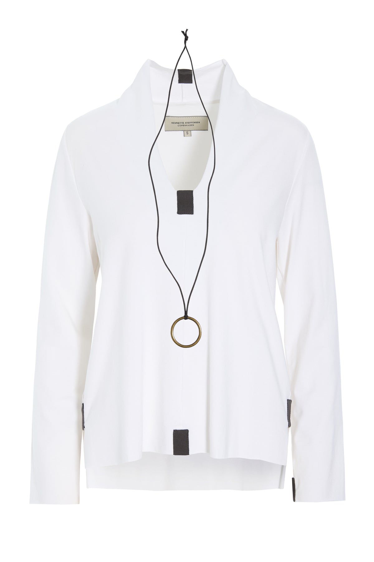 HENRIETTE STEFFENSEN COPENHAGEN BLUSE - 96106 BLUSER WHITE 816