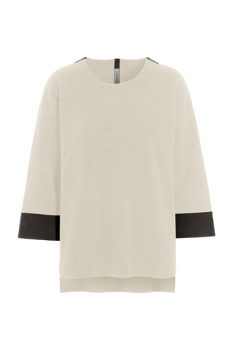 HENRIETTE STEFFENSEN COPENHAGEN BLUSE 2 FARBIGE - 1371 BLUSER KIT/CHOCOLATE 326