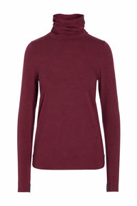 BLUSE HOHER KRAGEN - 96079 - BORDEAUX