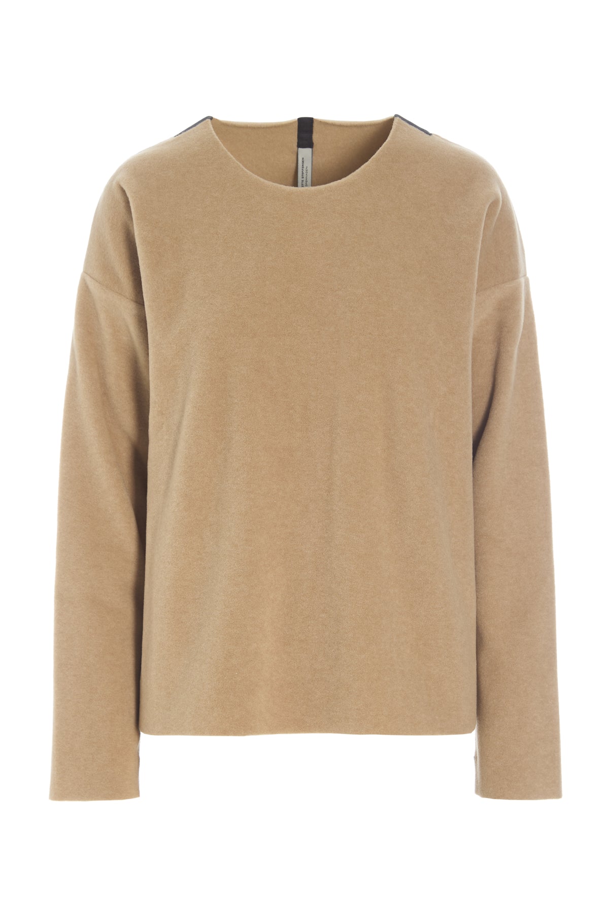 HENRIETTE STEFFENSEN COPENHAGEN BLUSE RUNDEM AUSSCHNITT - 1359 BLUSER CAMEL 815