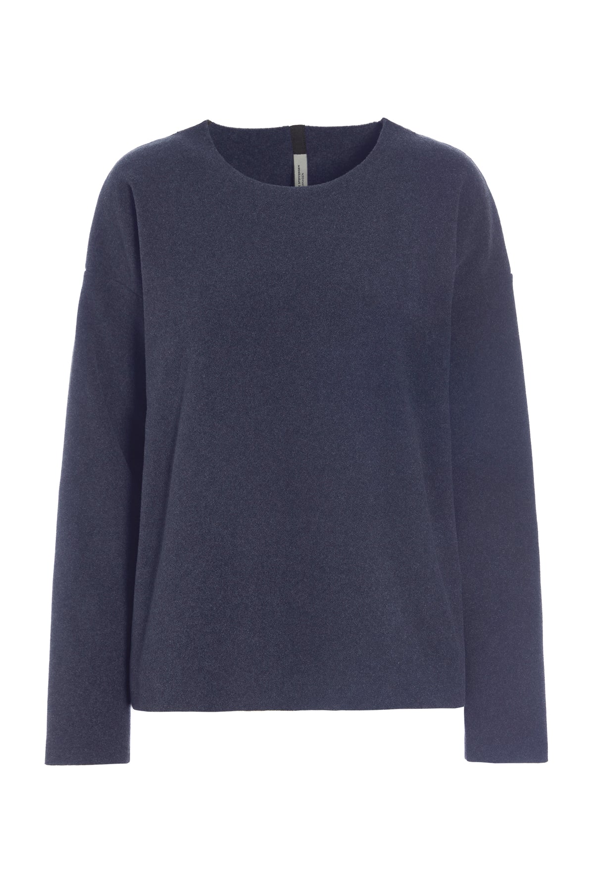 HENRIETTE STEFFENSEN COPENHAGEN BLUSE RUNDEM AUSSCHNITT - 1359 BLUSER EVENING BLUE 690