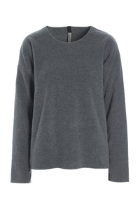 BLUSE RUNDEM AUSSCHNITT - 1359 - GREY