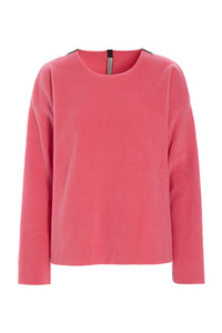 BLUSE RUNDEM AUSSCHNITT - 1359 - SUNSET PINK