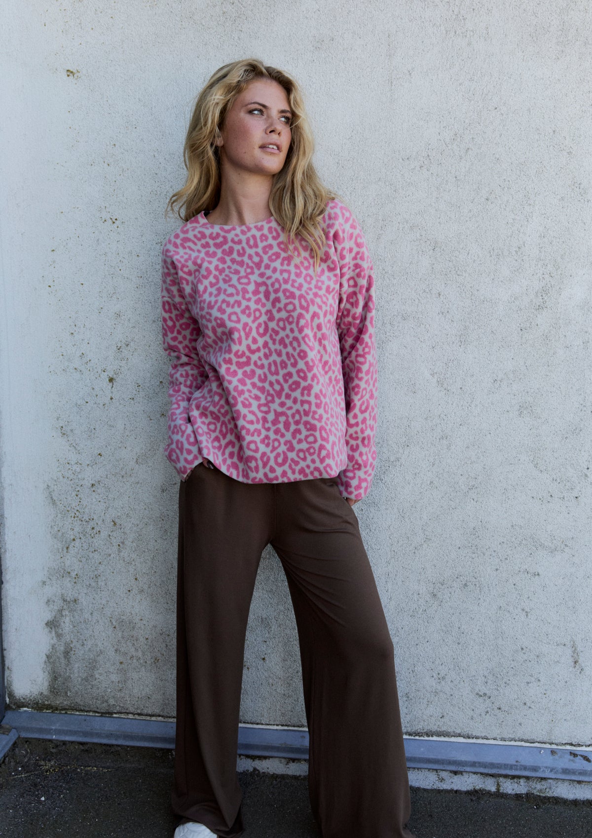 HENRIETTE STEFFENSEN COPENHAGEN BLUSE RUNDEM AUSSCHNITT - 1359P BLUSER PINK LEO 358