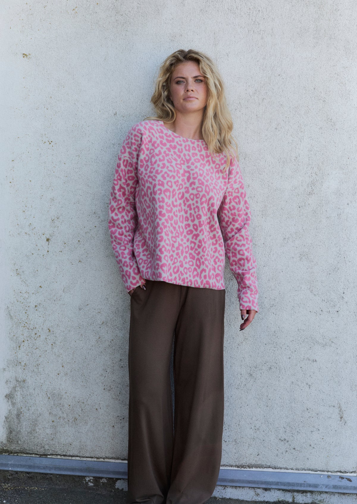 HENRIETTE STEFFENSEN COPENHAGEN BLUSE RUNDEM AUSSCHNITT - 1359P BLUSER PINK LEO 358