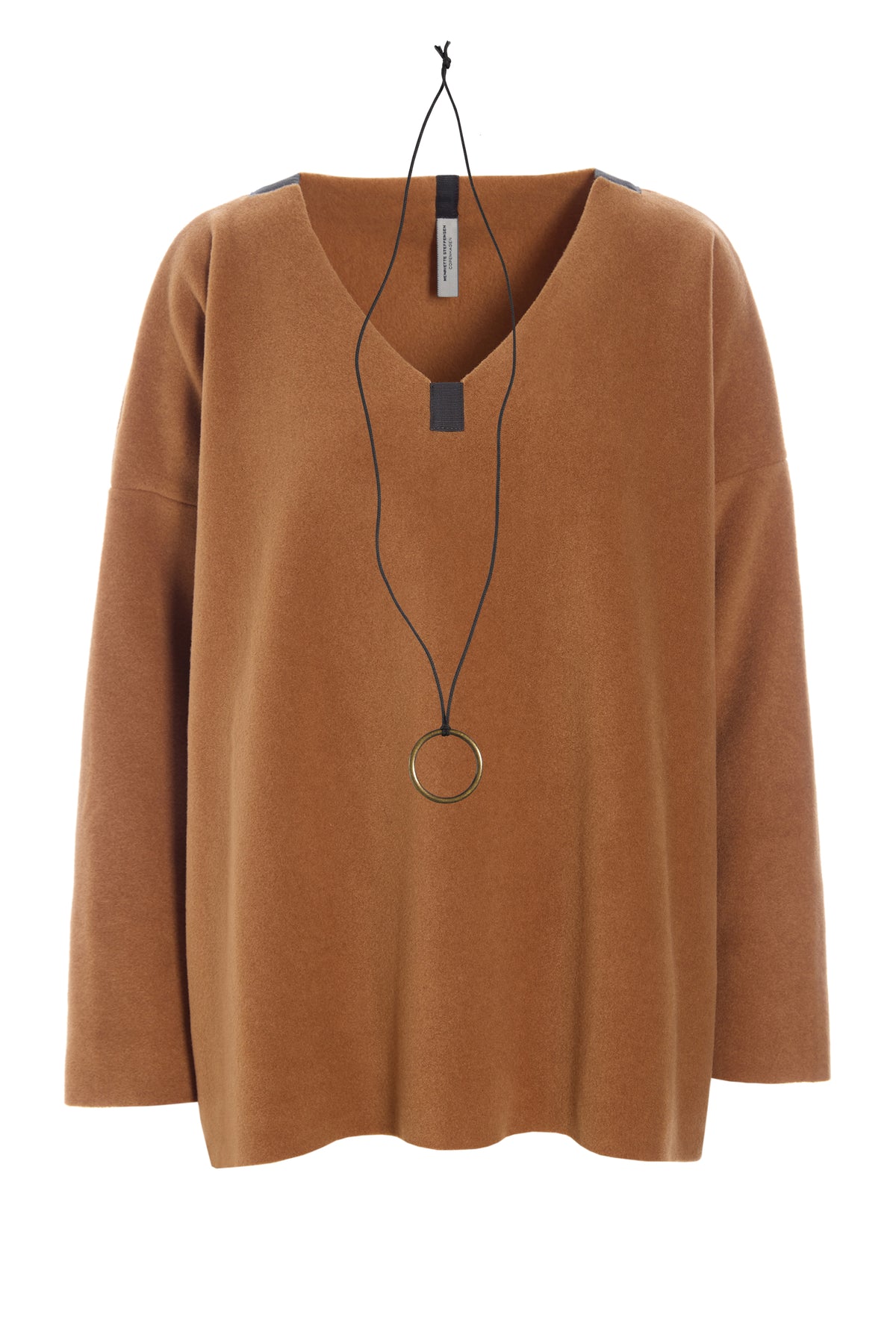 HENRIETTE STEFFENSEN COPENHAGEN BLUSE V-AUSSCHNITT - 1410 BLUSER RUST 706