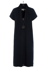 KLEID V-AUSSCHNITT - 98068 - BLACK