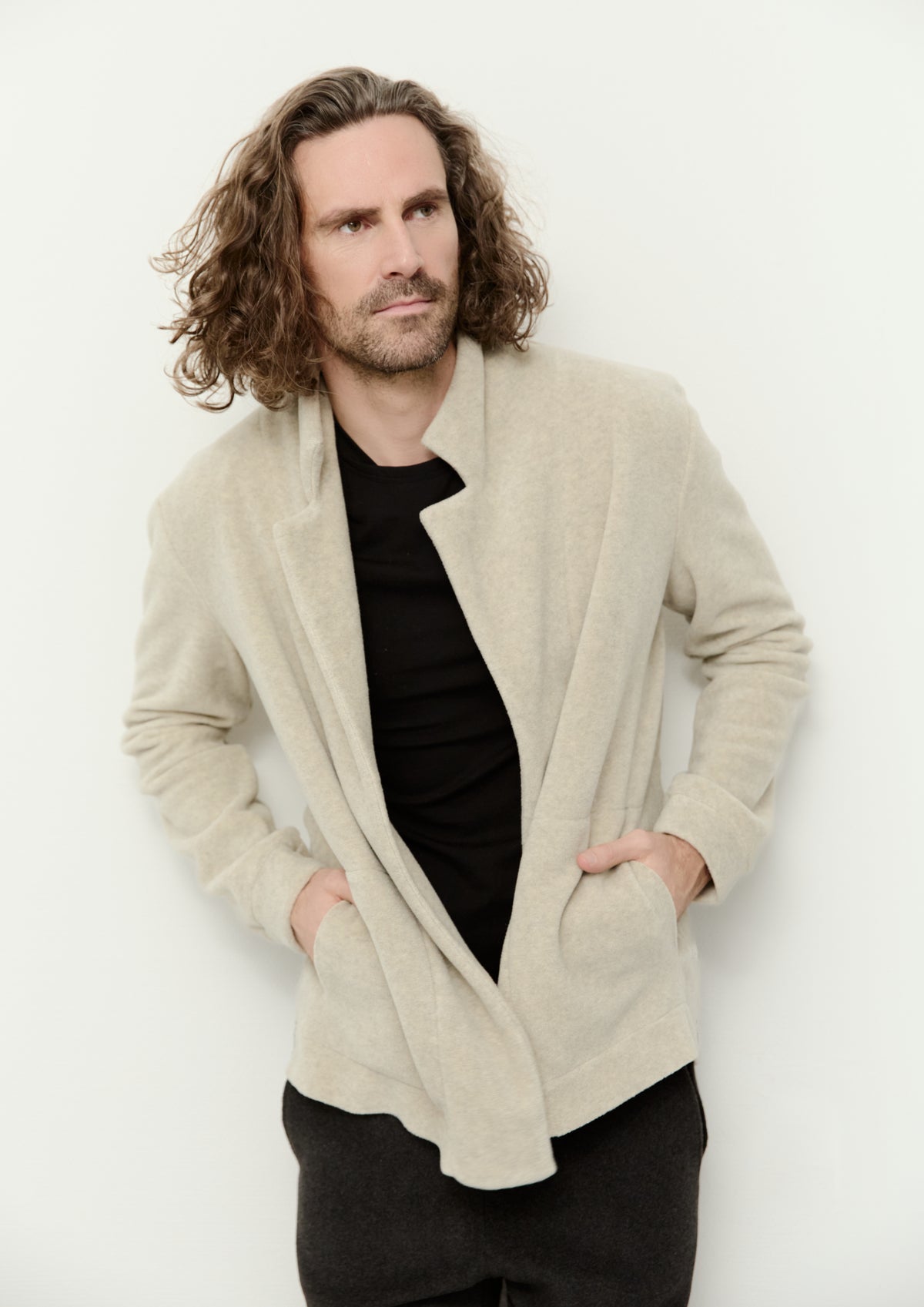 CARL BY STEFFENSEN COPENHAGEN CARDIGAN - 1050C CARDIGANS SAND 805