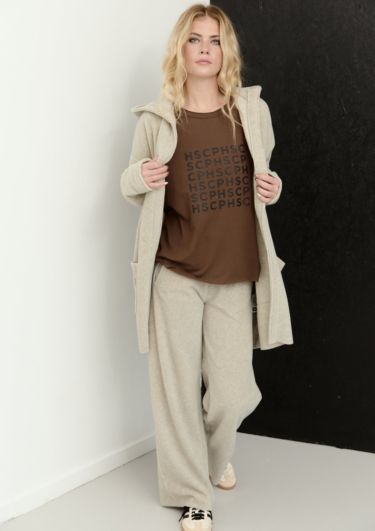 HENRIETTE STEFFENSEN COPENHAGEN CARDIGAN - 7178 CARDIGANS SAND 805
