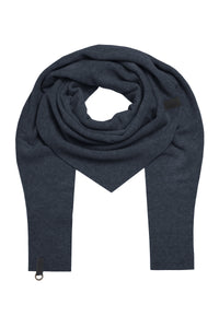 DREIECKIGER SCHAL - 4051 - DEEP BLUE