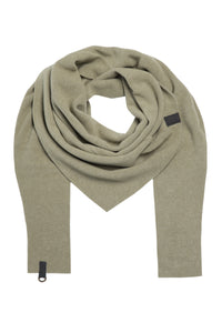 DREIECKIGER SCHAL - 4051 - DUSTY GREEN