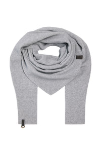 DREIECKIGER SCHAL - 4051 - LIGHT GREY