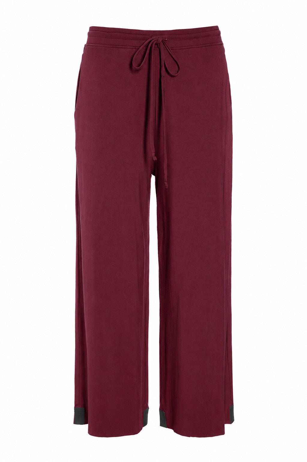 HENRIETTE STEFFENSEN COPENHAGEN FLARE HOSEN 3/4 - 99015 BUKSER BORDEAUX 474