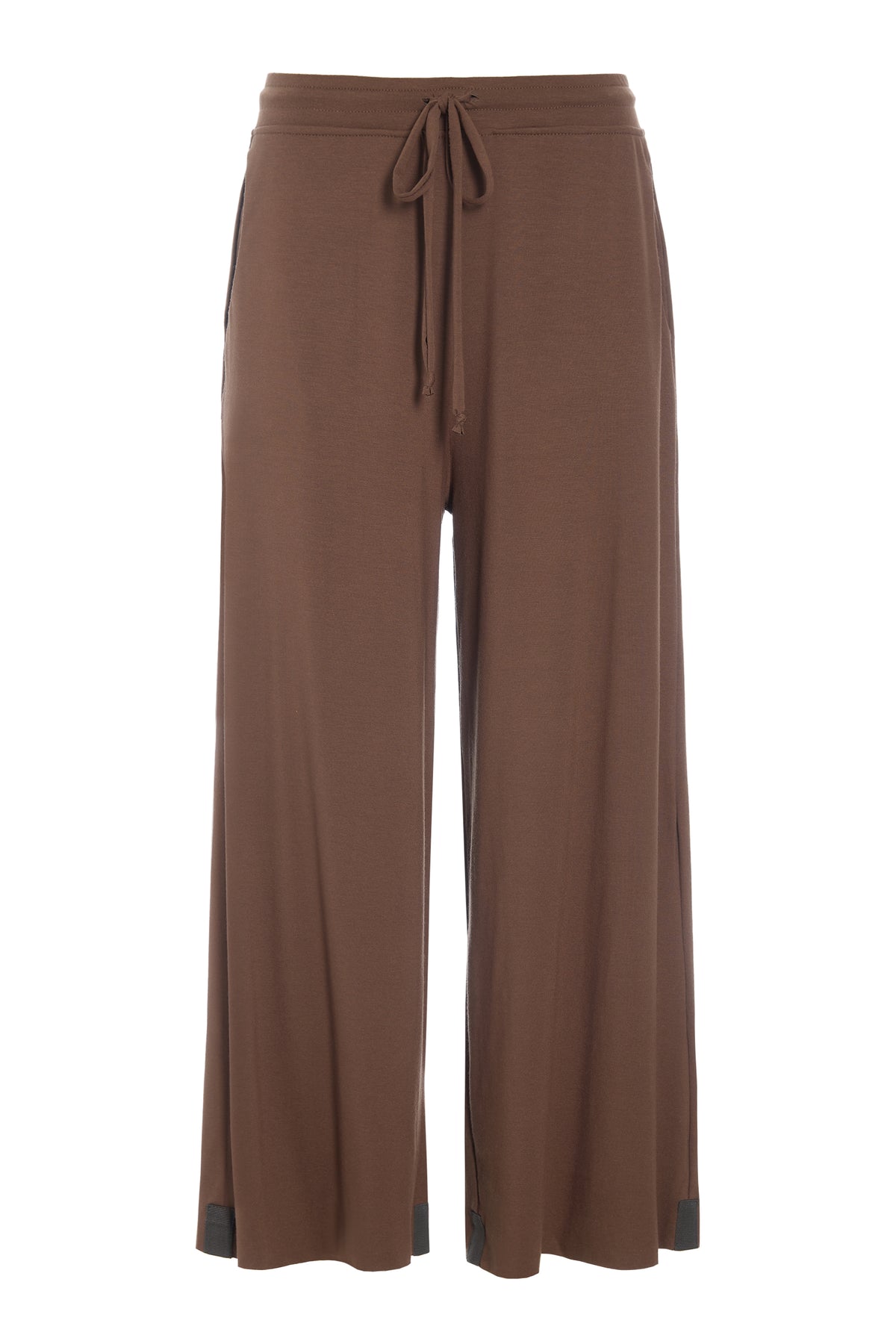 HENRIETTE STEFFENSEN COPENHAGEN FLARE HOSEN 3/4 - 99015 BUKSER CHOCOLATE 844