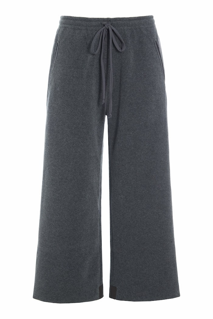 HENRIETTE STEFFENSEN COPENHAGEN FLARE HOSEN 3/4 LÄNGE - 2115 BUKSER GREY 905