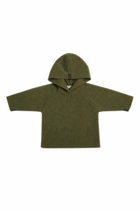 FLEECE KAPUZENBLUSE BABY - 108 - MOSS