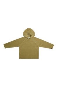 FLEECE KAPUZENBLUSE CHILD - 108 - OLIVE