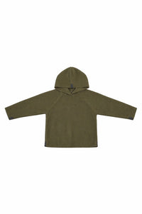 FLEECE KAPUZENBLUSE TODDLER - 108 - MOSS
