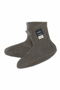 FLEECE SOCKEN MANN - 2025C - BARK