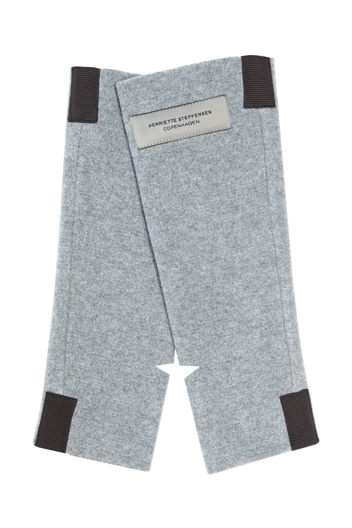 HENRIETTE STEFFENSEN COPENHAGEN HANDGELENK-WÄRMER - 6022 WRIST WARMERS LIGHT GREY 876