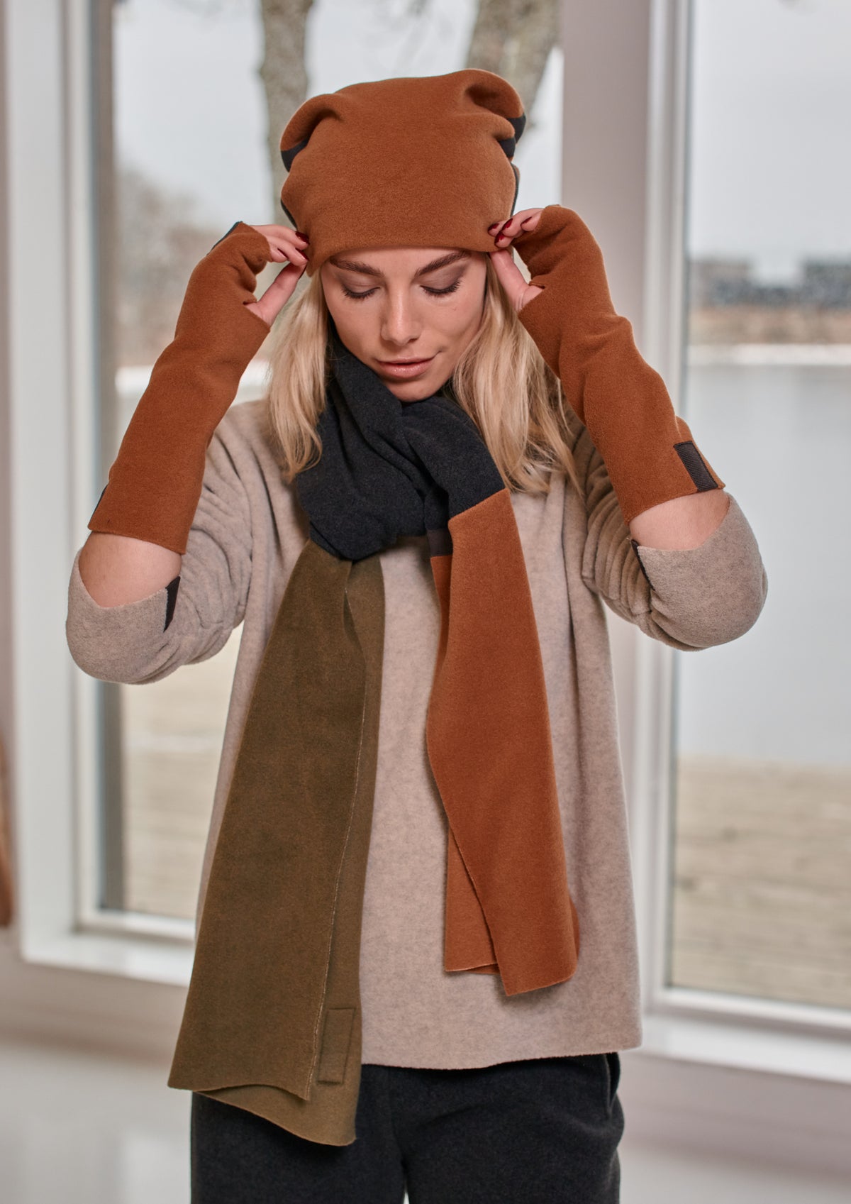 HENRIETTE STEFFENSEN COPENHAGEN HANDGELENK-WÄRMER - 6022 WRIST WARMERS RUST 706