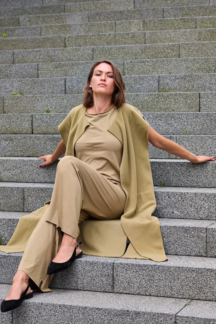 HENRIETTE STEFFENSEN COPENHAGEN HOSENANZUG - 99020 BUKSER OLIVE 655