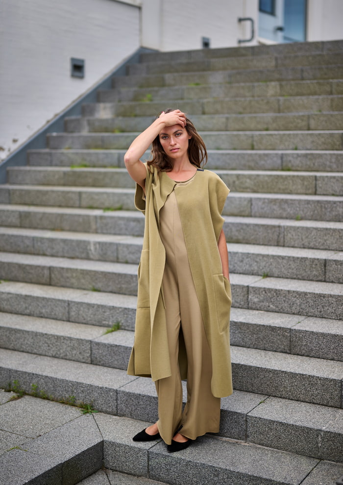 HENRIETTE STEFFENSEN COPENHAGEN HOSENANZUG - 99020 BUKSER OLIVE 655