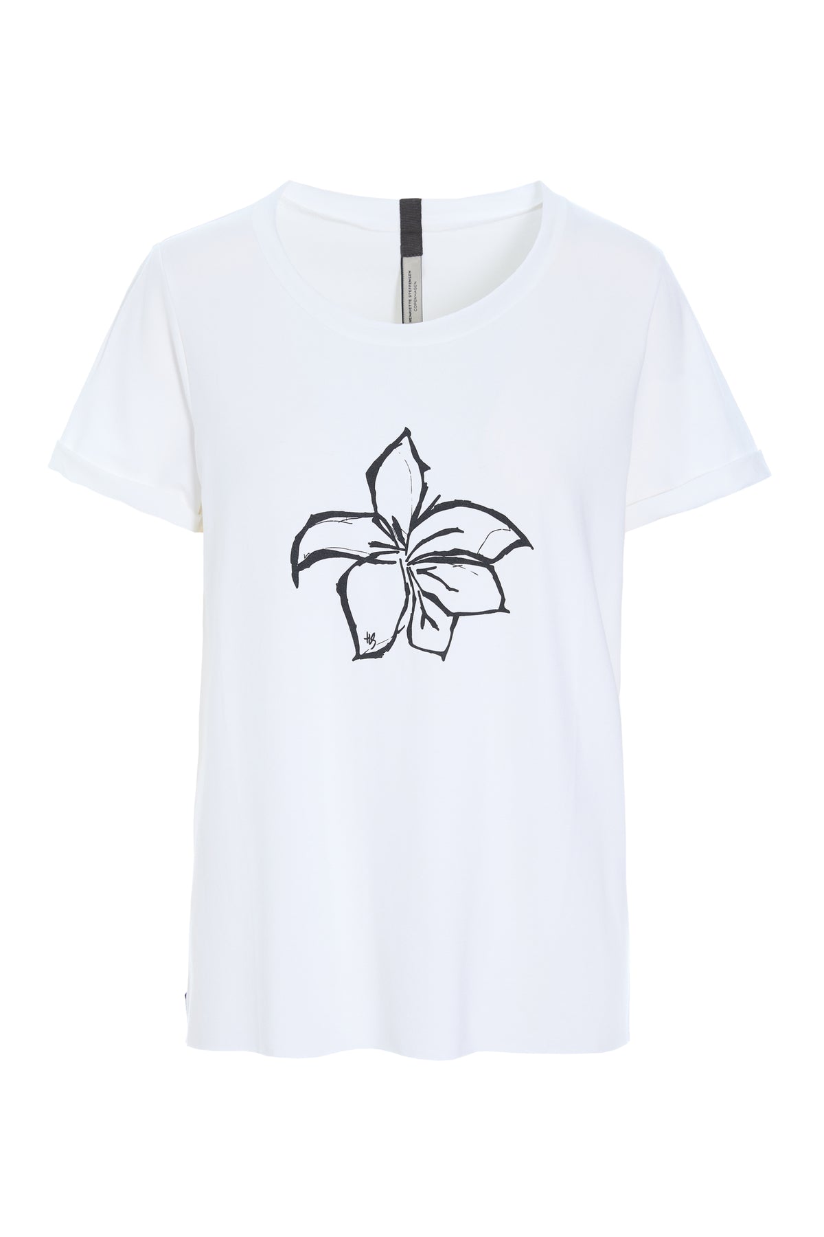 HENRIETTE STEFFENSEN COPENHAGEN HS FLOWER - 96107 T-SHIRTS WHITE 816