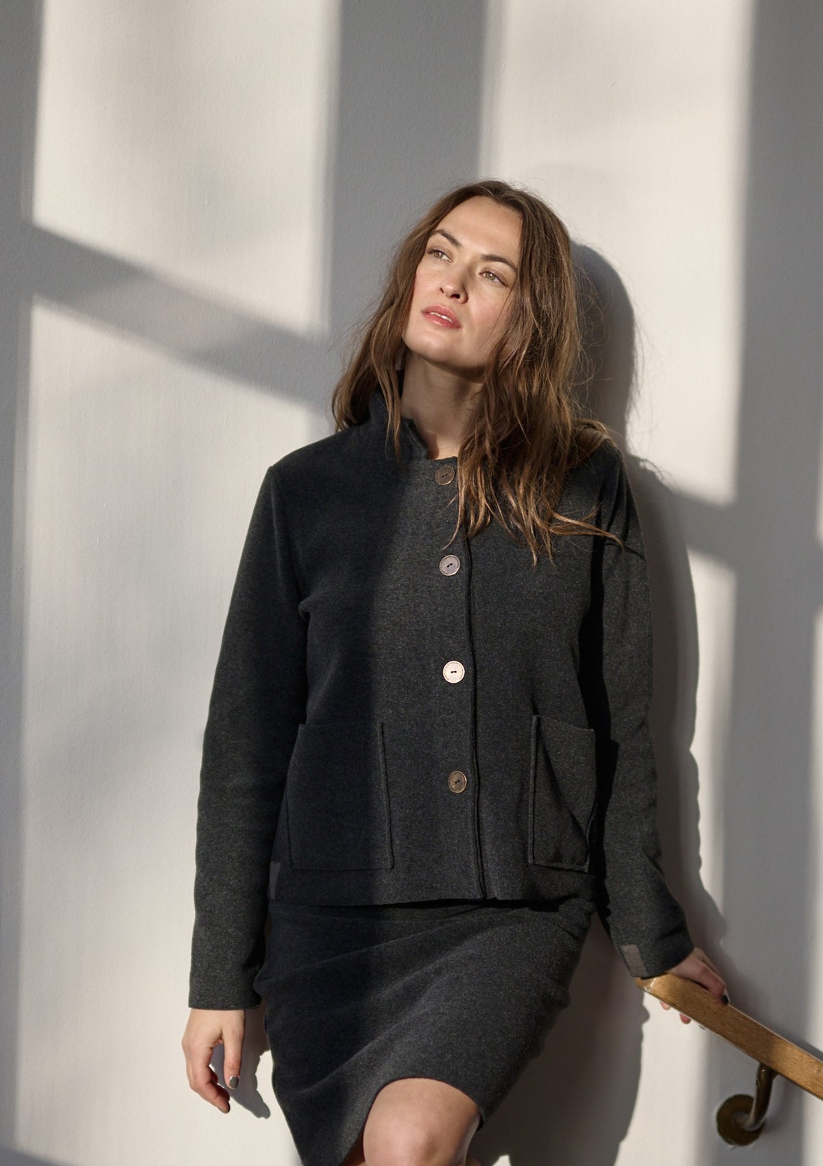 HENRIETTE STEFFENSEN COPENHAGEN JACKE - 7164 CARDIGANS SOFT BLACK 914