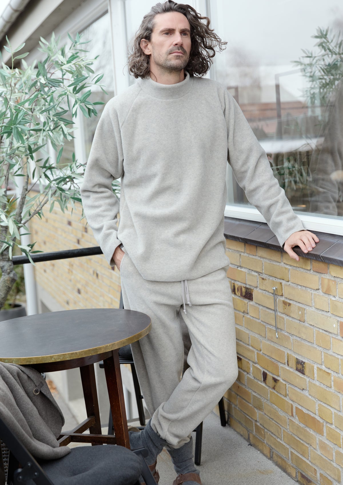 CARL BY STEFFENSEN COPENHAGEN JOGGINGHOSE HERREN - 1017C BUKSER SAND 805