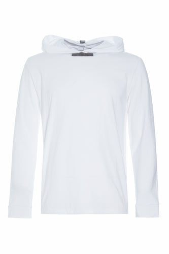 CARL BY STEFFENSEN COPENHAGEN KAPUZENPULLOVER - 1030C HOODIES WHITE 816