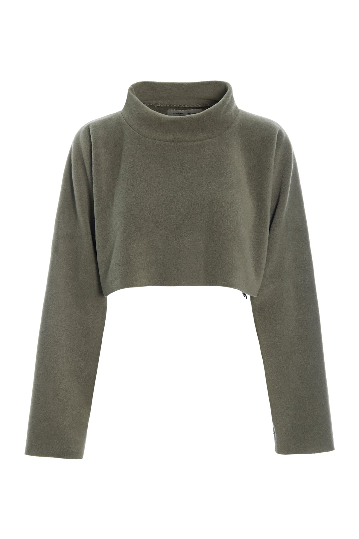 HENRIETTE STEFFENSEN COPENHAGEN KURZER PULLOVER - 1372 BLUSER DUSTY GREEN 609