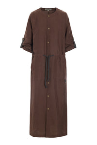 LANGE JACKE - 87001 - CHOCOLATE